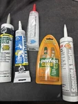 Various Scale Concrete Putty And Glue Lot Of 5. Fixed Price $10.20.