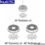 Athearn 11692 Ho Fans Set 48 Early Pan Top (3). Fixed Price $19.98.