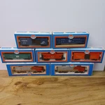 Vintage Model Power Ho Scale Box With Sliding Door Quantity Of 7. Fixed Price $45.00.