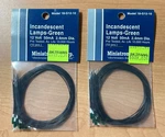 729 Lot Of Ho/n Miniatronics Green Lights 12V 50MA 2.4MM #18-G12-10. Fixed Price $27.00.