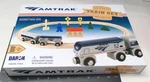 Amtrak 20-PIECE Wooden Train Set Engine 52 Passenger Car Oval TY045 Daron New. Fixed Price $34.95.