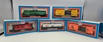 Uninspected Lot Of 5 Ho Scale Model Power 2 Tankers, Box Cars, And Caboose. Fixed Price $20.00.