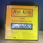 Mth Railking 30-2122-1 Nyc Mta R-42 1970 Subway 4-CAR Set PS1 Protosound Gauge. Fixed Price $300.00.