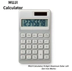 Muji Calculator 8 Digit Aluminum (BO-193) Solar Cell Free Shipping With Track. Fixed Price $27.28.