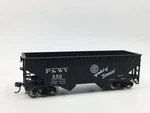 Atlas Pittsburgh West Virginia 2-BAY Hopper Car P&wv #550 Metal Wheels. Fixed Price $18.00.