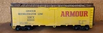 Armour Rr 40' Ice Reefer Arlx 29011 Kadee Couplers Athearn Blue Box Built Ho. Fixed Price $9.95.