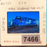 Conrail GP-38-2 #2739 Oak Island Nj 2001 Original 35MM Train Slide Csx. Fixed Price $7.99.