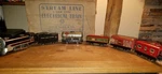 Vtg Louis Marx Stream Line Electric Tin Train Set Original Box No 3987 Working. Fixed Price $100.00.