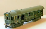Marklin Baggage Car SPW4U-28 Original Green Paint Rd# 344 -steel Rare Ho. Fixed Price $65.60.