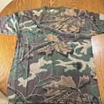 Horizon Woodland Plus Camo Crew T-shirt Hunting Camp Outdoors Men's. Fixed Price $15.00.