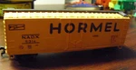 Vintage Ahm Scale Hormel Nadx 5314 Boxcar. Fixed Price $13.00.