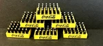 Lot Of 6 Coca Cola Minature Yellow Cases 1/24 Size Diorama New. Fixed Price $9.95.