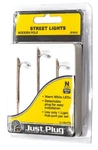 Scale Woodland Scenics Just Plug JP5638 Wooden Pole Street Lights. Fixed Price $22.09.