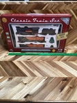 Wow Toyz 20 Piece Battery Operated Classic Train Set W/ Lights + Sounds. Fixed Price $24.98.