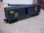 Lionel 6-16232, Chesapeake & Ohio Single Door Box Car. Fixed Price $6.00.