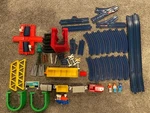 Vintage Tomy Train No. 3 Motorized Rail System Toy 1988 Lot. Fixed Price $60.00.