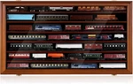 Train Display Case Ho Scale Cabinet Railroad Car Locomotive Collection Usa Frame. Fixed Price $101.49.