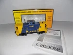 King Mth Trains Alaska Railroad Steel Caboose Item #30-7752 Boxed. Fixed Price $109.99.