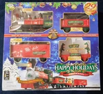 Eztec Happy Holidays Express 29 Piece Christmas Train Set #62169 (open Box). Fixed Price $49.95.