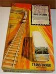 Vintage 1960'S Aurora Postage Stamp Bus System #4402 (i) Ob. Fixed Price $197.49.