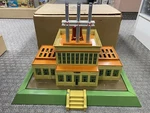+ Mth Standard Gauge Tinplate No. 840 Cream / Orange Powerhouse Station. Fixed Price $405.00.