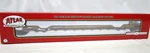 Atlas Master Ho Scale Large Logo F89J Flat Car Triple Hitch Rttx Nos. Fixed Price $46.00.