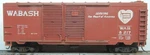 Vintage Varney Wabash 40' Dd Steel Boxcar Rtr Kd's # 8217 Item BA-106. Fixed Price $12.99.