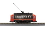 Mth Railking Santa Fe (black Bonnet) Bump Go Trolley W/ Led Lights! Gauge. Fixed Price $175.00.