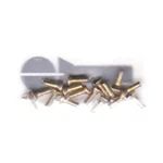 Walthers 947-1052 #0-80 Brass Flat Head Machine Screws 3/16 X .060" (16). Fixed Price $6.49.