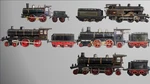 Extremely Rare Collection Of 5 Marklin 1-GAUGE Steam/clockwork Early Locomotives. Fixed Price $10000.00.