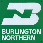 Microscale Embossed Die-cut Metal Sign Burlington Northern Model Railroad. Fixed Price $13.72.