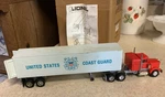 Lionel United States Coast Guard Tractor & Trailer Truck Rig. Fixed Price $20.00.