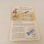 Lionel Instructions For How To Operate No. 140 Banjo Signal Original. Fixed Price $14.30.