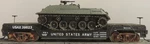 Vintage American Flyer Ho Us Army 36' Dc Flat Car W/magnetic Load Rtr #39623. Fixed Price $24.99.