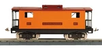 Lionel Mth 11-30237 Standard Gauge Tinplate Orange & Maroon 217 Caboose -mint. Fixed Price $135.00.