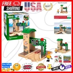 World Signal Station Set 2-PIECE Wooden Train Track Toy With Interactive Re.... Fixed Price $55.19.