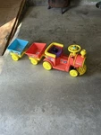 New Cocomelon 6V Electric Toddler Ride Motorized Train. Fixed Price $100.00.