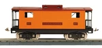 + Lionel Mth Standard Tinplate Orange & Maroon 217 Illuminated Caboose 11-30237. Fixed Price $175.50.