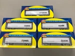 Athearn Ho Scale Bn 45 Hub Trailers Five Cities Lot Of Rtr. Fixed Price $144.95.