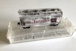 Micro-trains Scale Hand-weathered Cb&q 183925 Bay Covered Hopper Car. Fixed Price $28.00.