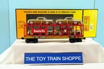 Mth Rail King 76195 Santa Fe Auto Carrier FLATCAR-(4) Die-cast 1958 Studebakers.. Fixed Price $94.96.