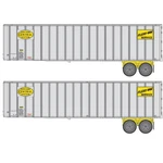 Walthers Flexi-van 40' Trailer 2-PACK New York Central #1 Yellow Logo Ho Scale. Fixed Price $30.99.