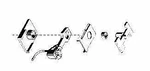 Kadee Ho Scale #21 Plastic-shank Coupler Kit Long Underset. Fixed Price $8.99.