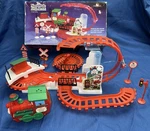 Christmas Train North Pole Express Kurt Adler Whistle Engine Toy Santa World. Fixed Price $27.95.