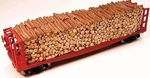 Chooch Pulpwood Fits Atlas Car - Scale Model Train Freight Load. Fixed Price $15.24.