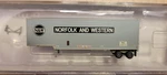 Trainworx Scale 40327-02 Drop Frame Van Trailer Norfolk & Western #208712. Fixed Price $20.95.