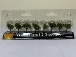 Woodland Classics 3501 Sun Kissed Trees 3/4" - 1/4" Scenery Ho Scale. Fixed Price $10.95.
