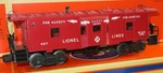 Lionel #6517 Bay Window Caboose (pwa) - New Nr. Fixed Price $24.99.
