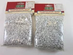 2 Bags Lemax Village Decorative Silver Stone Model Railroad Train Scenery. Fixed Price $13.00.