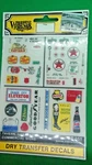 Woodland Scenics No Scale #DT551 Tavern, Gas Station Commercial Sign Decals. Fixed Price $7.50.